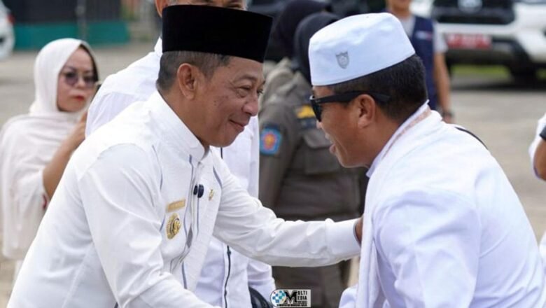 Bupati Heriyus Sambut Kepulangan Jemaah Haji Asal Murung Raya