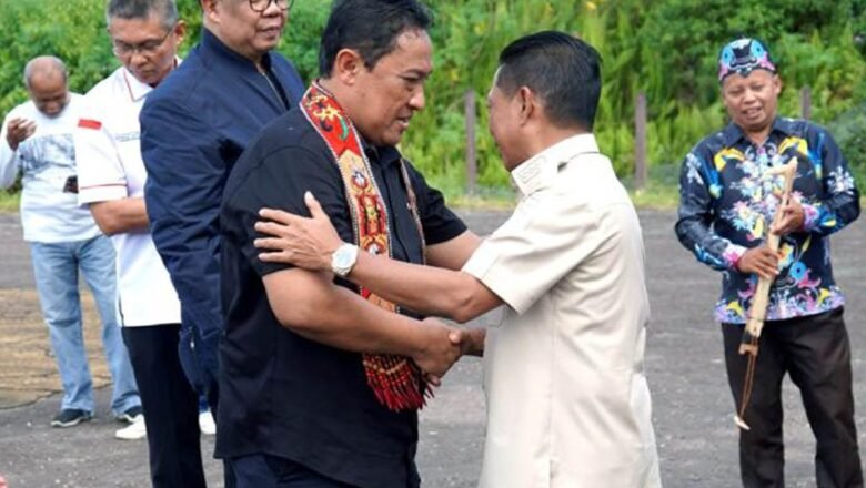 Bupati Sambut Kedatangan Wagub di Mura Dalam Rangka Pembukaan MTQ VIII KORPRI Tingkat Kalteng