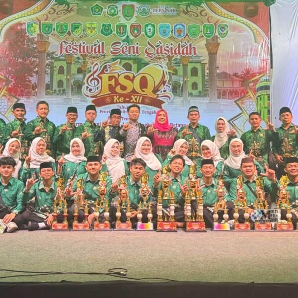 Bupati Apresiasi, Kafilah Murung Raya Sukses Raih Juara Umum III FSQ XII Kalteng