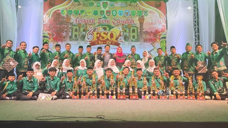 Bupati Apresiasi, Kafilah Murung Raya Sukses Raih Juara Umum III FSQ XII Kalteng